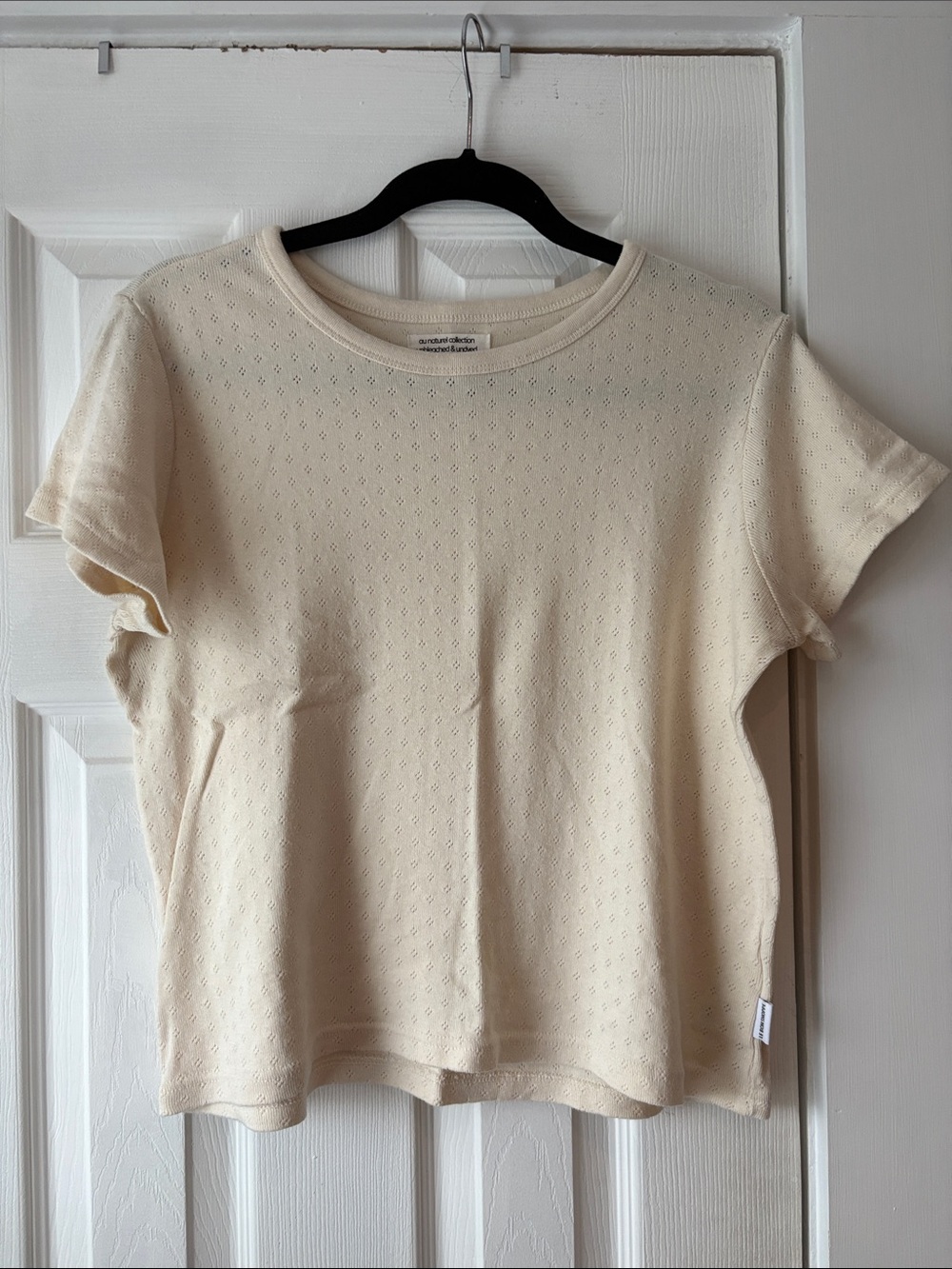 Le Bon Shoppe pointelle babe tee